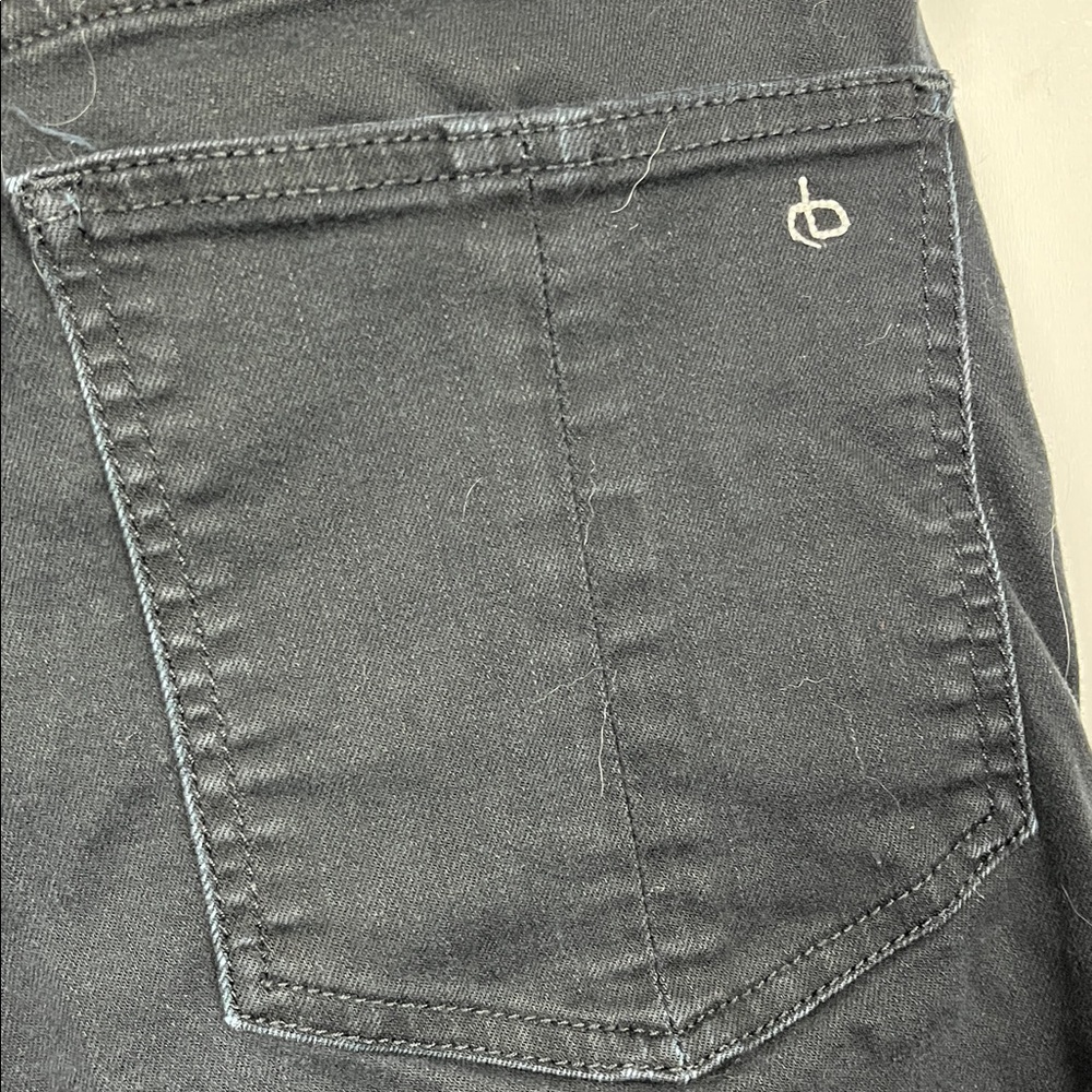 Rag & Bone Womens Nina High Rise Skinny Jeans 28 Black Button/Fly Pockets EUC - Picture 6 of 12